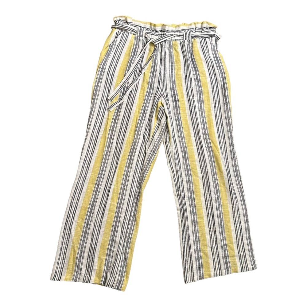New Look Striped Linen Pants - size XL